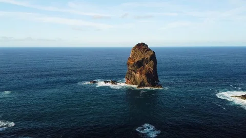 4K video of beautiful sea cliffs view. Stock Footage 118023799