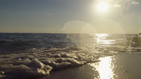 4K video of beautiful sunset Stockbeeldmateriaal 212917313