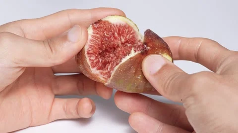 4K video of breaking figs. Stock Footage 275563363
