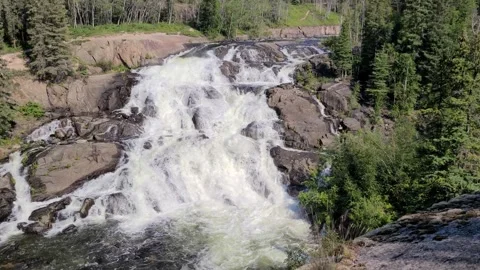 4K Video of cameron falls nwt Stock Footage 140831125