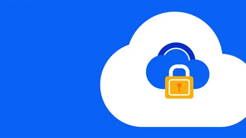 4k video of cartoon padlock in flat style. Stock-Footage 170085806