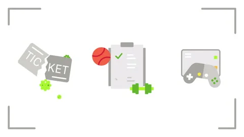 4k video of cartoon set on whitebackground. Stock Footage 229972942