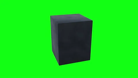 4k video of cartoon strongbox on green background. Stock Footage 168759727