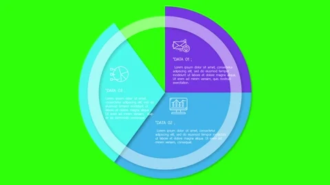 4K Video of Circle Charging Animation on Green Background Stockbeeldmateriaal 289809075