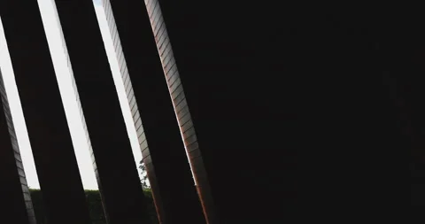4K Video close up light and shadow of modern architecture. Background for gra Stock Footage 167142394