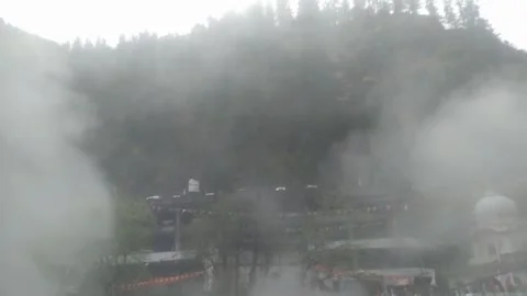 4K Video of clouds in hills. Video stock 331700455