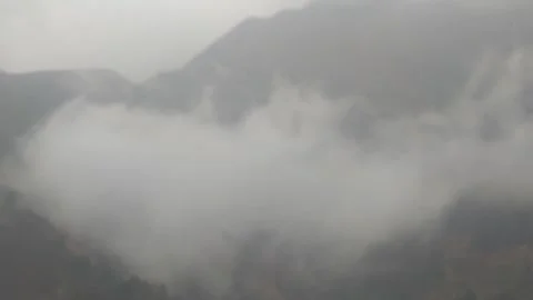 4K Video of clouds in hills. Stock-Footage 331700596