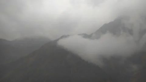 4K Video of clouds in hills. Stock Footage 331700613