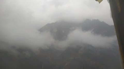 4K Video of clouds in hills. Video stock 331700695