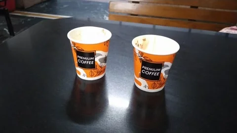 4K Video of Coffee cup. Stock Footage 246547008