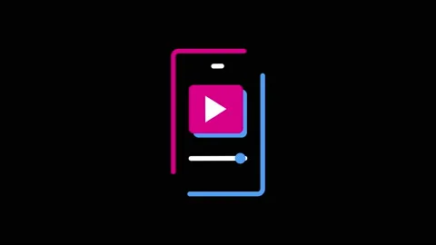 4k video of comic phone sketch with button play. Stock Footage 161104758