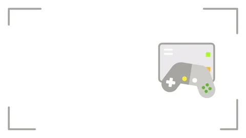 4k video of computer console on white background. 库存影片 232105351