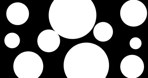 4k video of Concentric circles animation on a black background. Stock Footage 116321999