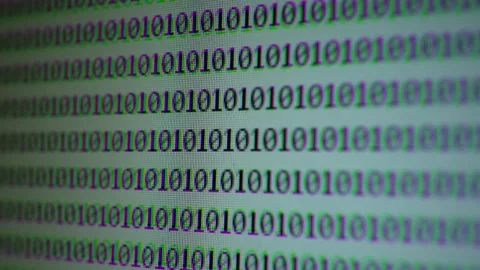 4K video concept of software encoding in VHS style with chromatic aberration. Stock Footage 169146246