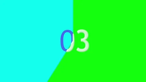 4K Video Countdown. 10 to 0 animation with glowing edges on background. Stock Footage 263046130