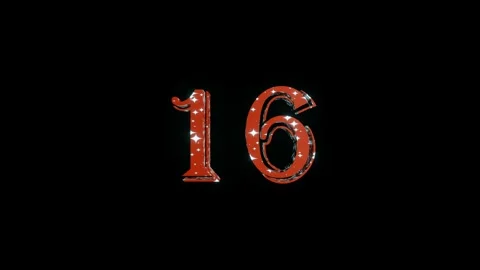 4K video of countdown effect between numbers 25 to 0. Stock Footage 176123043