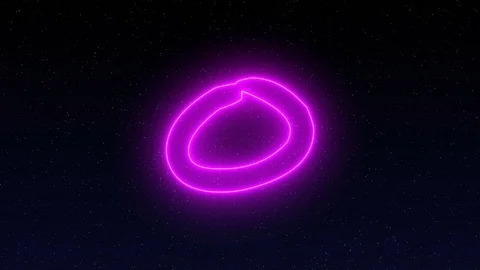 4K Video Countdown with neon light style Stock Footage 128044504