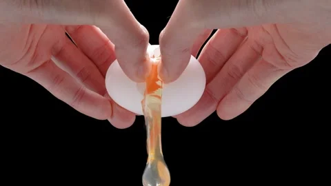4K Video of cracking an egg. Stock Footage 255918720
