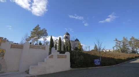 4K video with Curchi Monastery, Old Orhei, Moldova Stock Footage 47556740