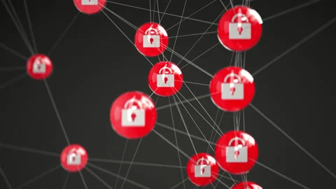 4k Video Cyber Security Concept. Prores 4444 Stock Footage 162743657