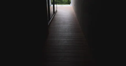 4K Video dark corridor to natural exit. Concept for architecture and nature. Stock Footage 212031810