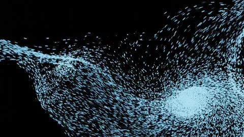 4k video Digital technology background with blue dot moving animation. Stock Footage 179257897