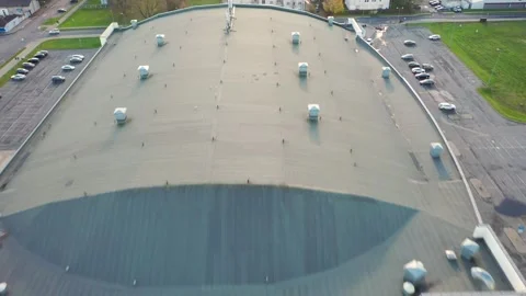 4K video from drone to the modern district of Skanste in Riga.Latvia Stock Footage 296776449