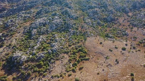 4K video from drone to Torcal de Antequera nature reserve,Spain Stock Footage 285144384