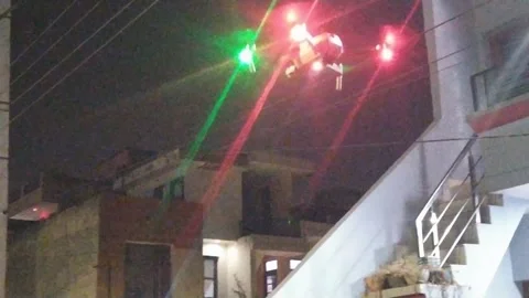 4K Video of drone in a wedding. Video stock 294922325