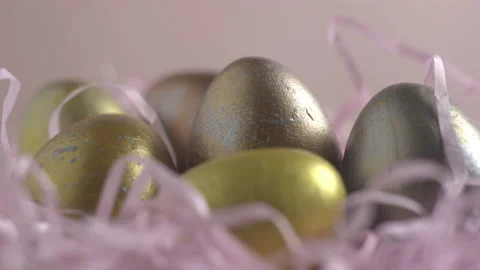4K video of easter eggs. Stock Footage 150516993
