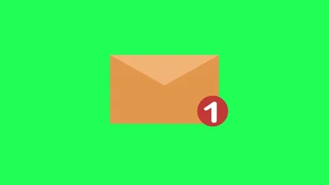 4K video email Footage with envelope social media marketing Stock Footage 288790997