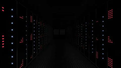 4k video of empty black corridor design. Stock Footage 157154925