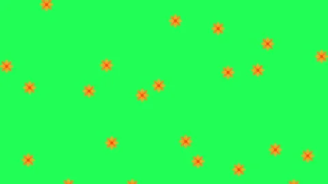 4K video Footage with flowers pattern. Footage flower rain. Flowers falling down Stock Footage 294541188