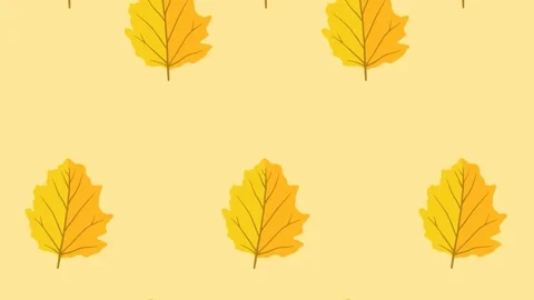 4K video Footage with leaf pattern. Leaf autumn spinning and falling down Stock Footage 274393314