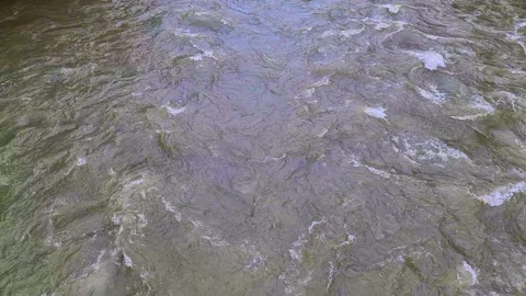 4K Video Footage of River Flowing Water Nature landscapes Stock Footage 131102553