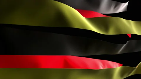 4k Video German Flag, Prores 4444. Stock Footage 148089745