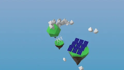 4k video of global warming resources for a bright future. Stock Footage 143100497