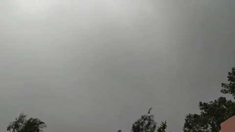 4k Video of heavy rain fall during rainy season. Video stock 245533177
