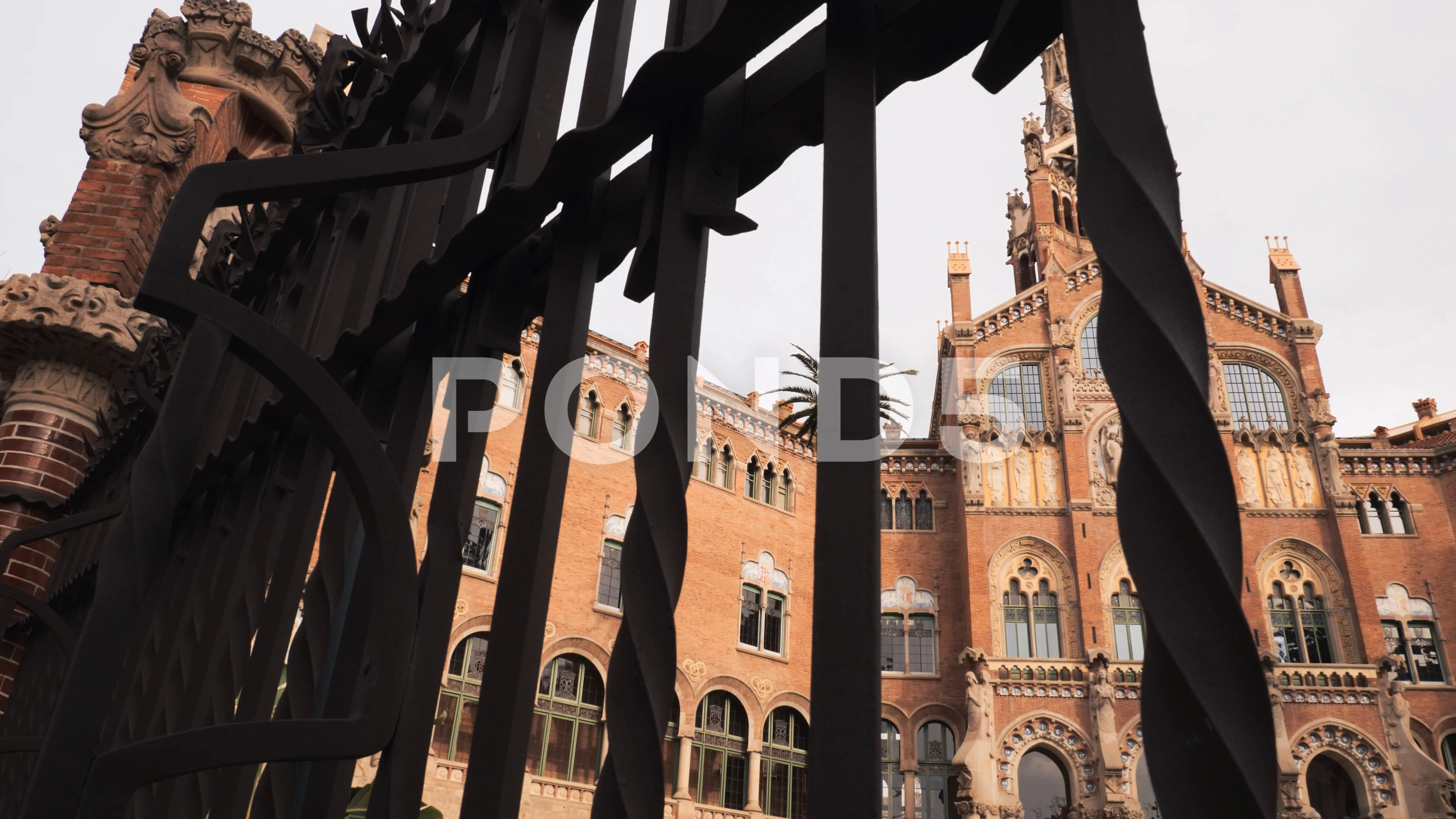 4K Video of Hospital de Sant Pau Barcelona