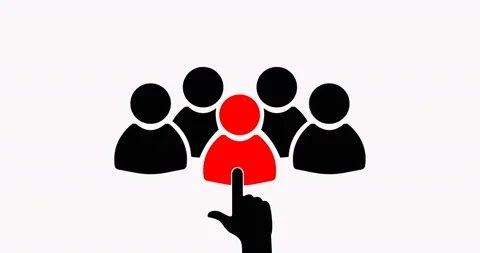 4K video. Human resources. Group of people. Job interview. Choice of person Stock Footage 106669301