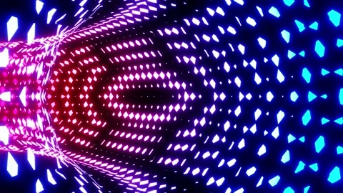 4K video inside a cave having beautiful neon colorful texture seamless loop. Stock Footage 150770785