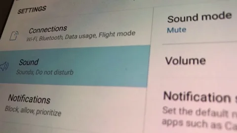 4K Video by iPhone X: Tablet Interface in Low Light. Closeup 動画素材 85141473