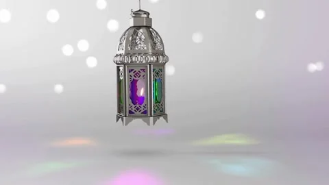 4K Video Islamic lantern background good for ramadan kareem. Ramadan Paper Stock Footage 270953192