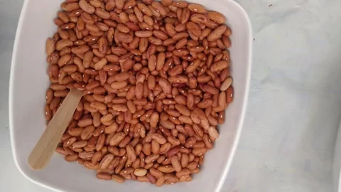 4K Video of Kidney Beans. Stock Footage 294583009
