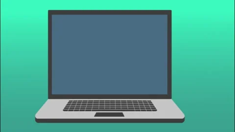 4k video of laptop interface, web technology. Stock Footage 135789911