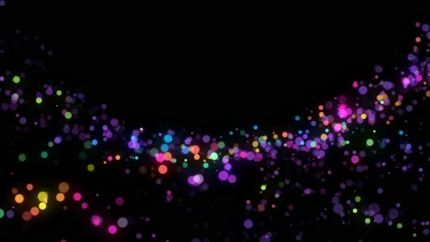 4k video. Light particles background. Seamless loop. Stock Footage 124313000