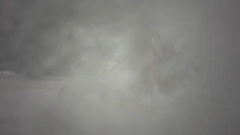 4K video like the man ice skating and stopping. Stock Footage 268335849