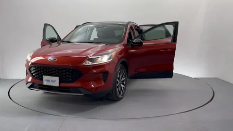 A 4k video of a mid size SUV Stock Footage 243502306