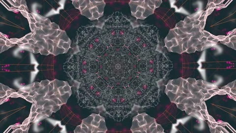 4k video of multi colored futuristic tunnel in motion. Stock Footage 157630673