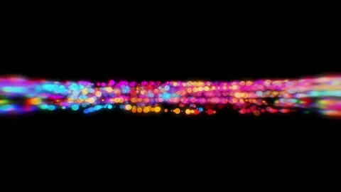 4k Video. Neon particles background. 3d Render. Abstract art animation Stock Footage 256971749